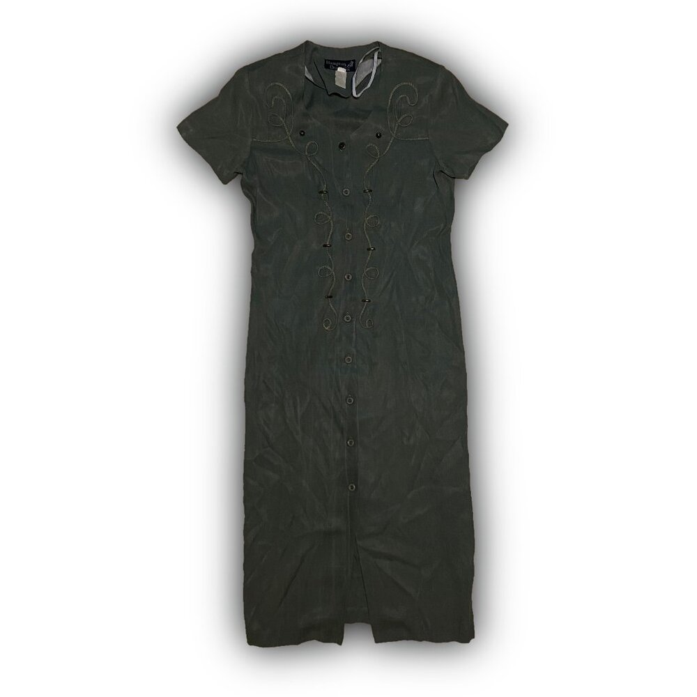 80s Sage Made in USA Dress